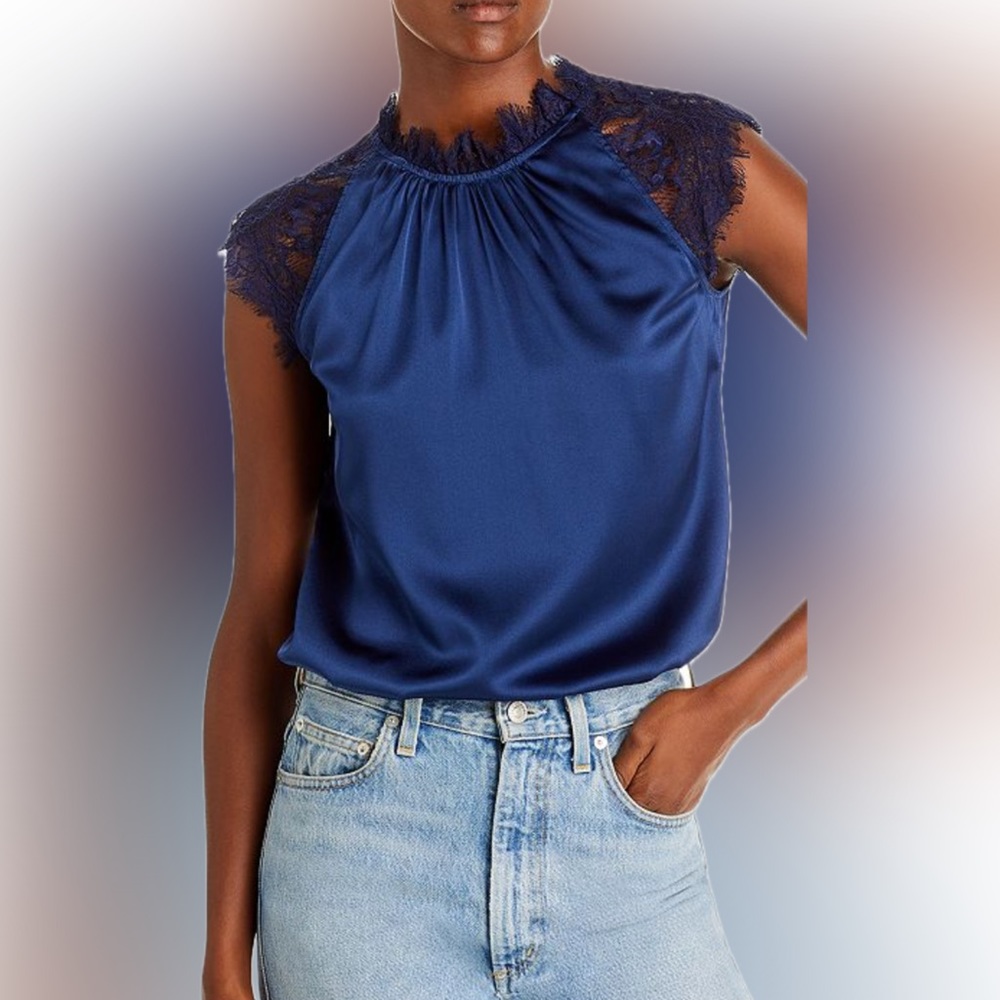 NWT - Generation Love- Charlotte lace combo blues. Sz S